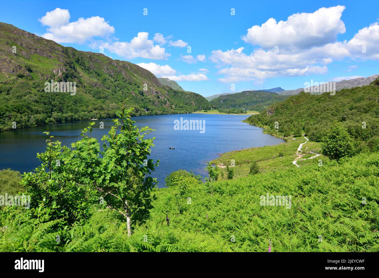 Snowdon and surounding views North Wales UK Stock Photo Alamy
