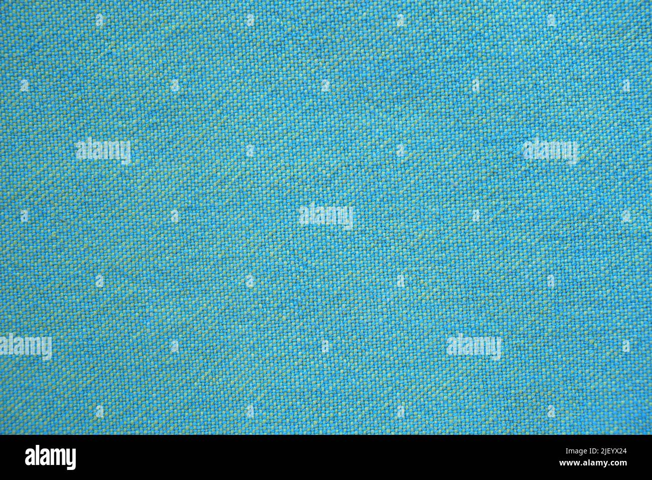 Turquoise blue green fabric textile cloth Stock Photo