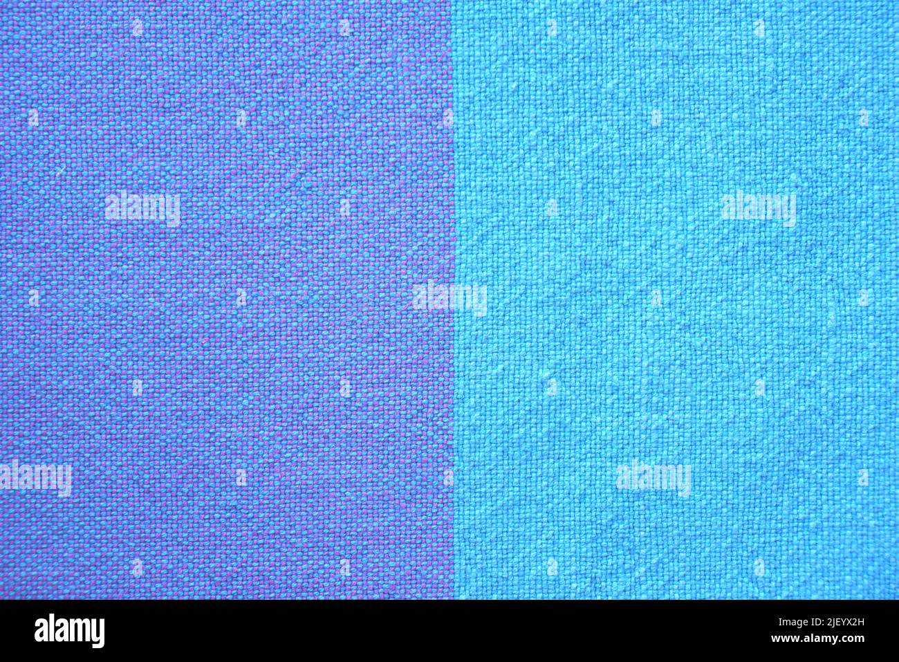 Turquoise and blue fabric textile cloth Stock Photo