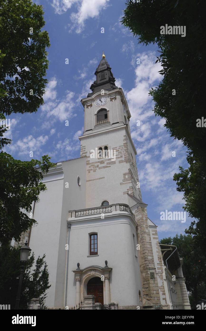 Reformed Church, Kecskemet, Hungary Stock Photo
