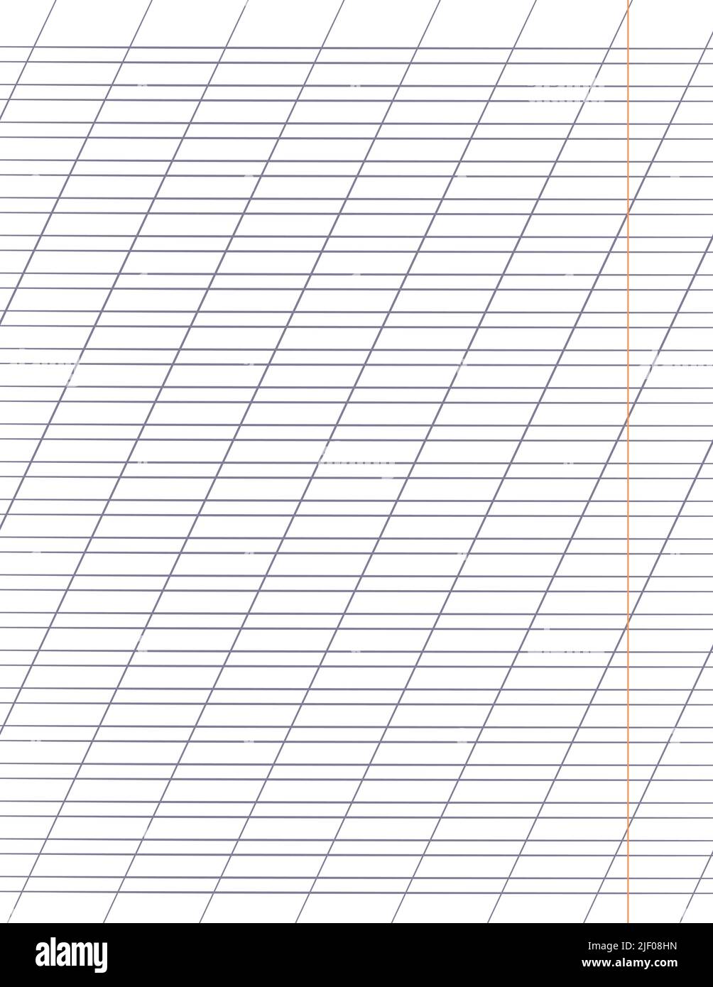 Graph paper. Printable lined grid paper with color horisontal, diagonal lines. Geometric pattern