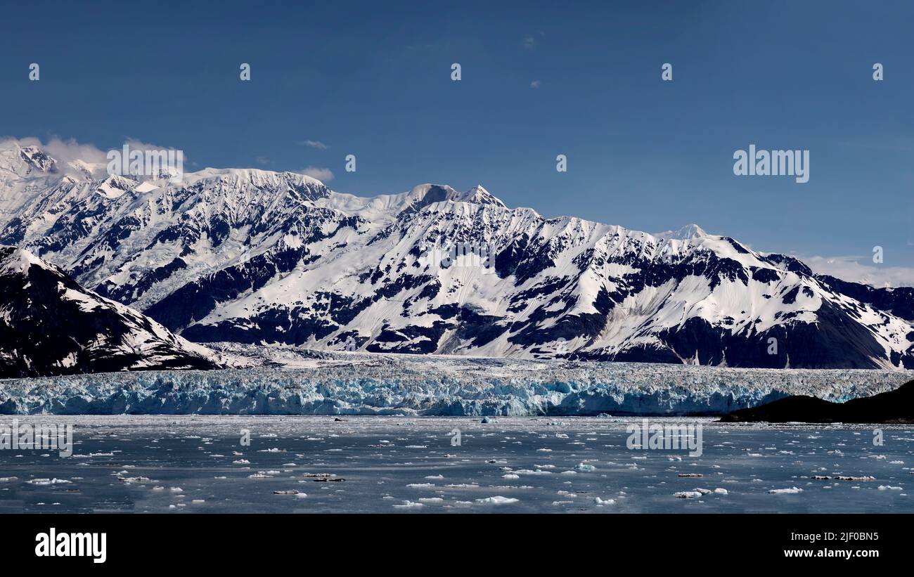 Hubbard Glacier Disenchantment Bay  Alaska USA Stock Photo