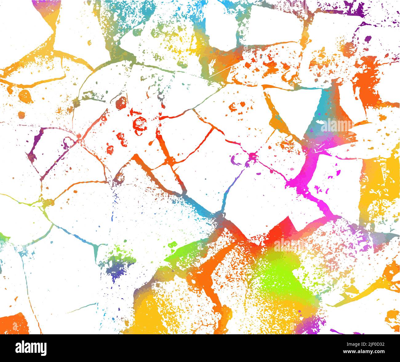 The cracks texture colorful. Vector background. Stock Vector