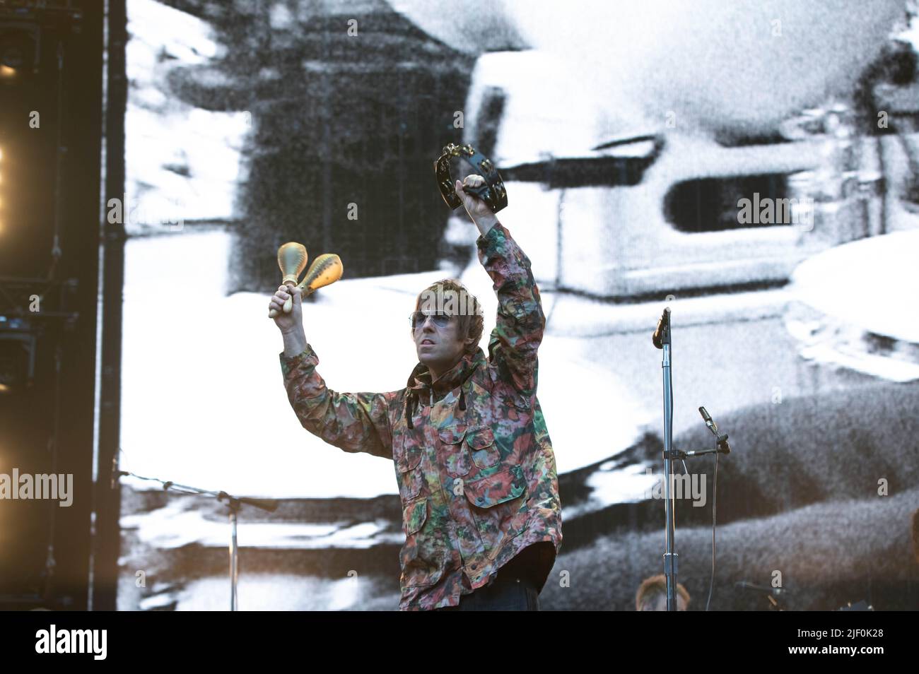 Liam Gallagher Hampden Park Glasgow 26th June 2022 Stock Photo Alamy