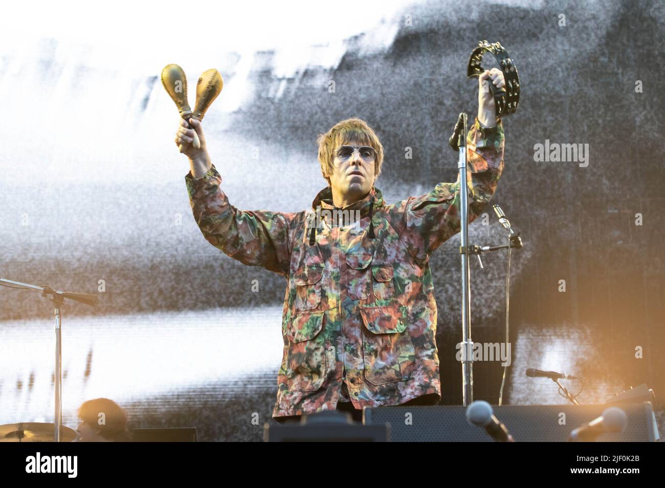 Liam Gallagher Hampden Park Glasgow 26th June 2022 Stock Photo Alamy