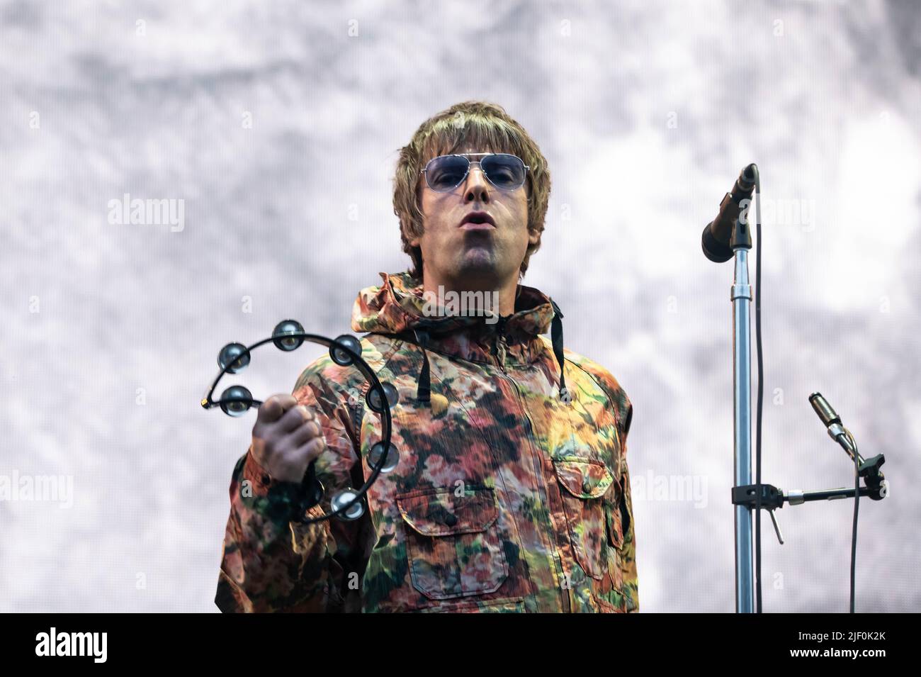 Liam Gallagher Hampden Park Glasgow 26th June 2022 Stock Photo Alamy