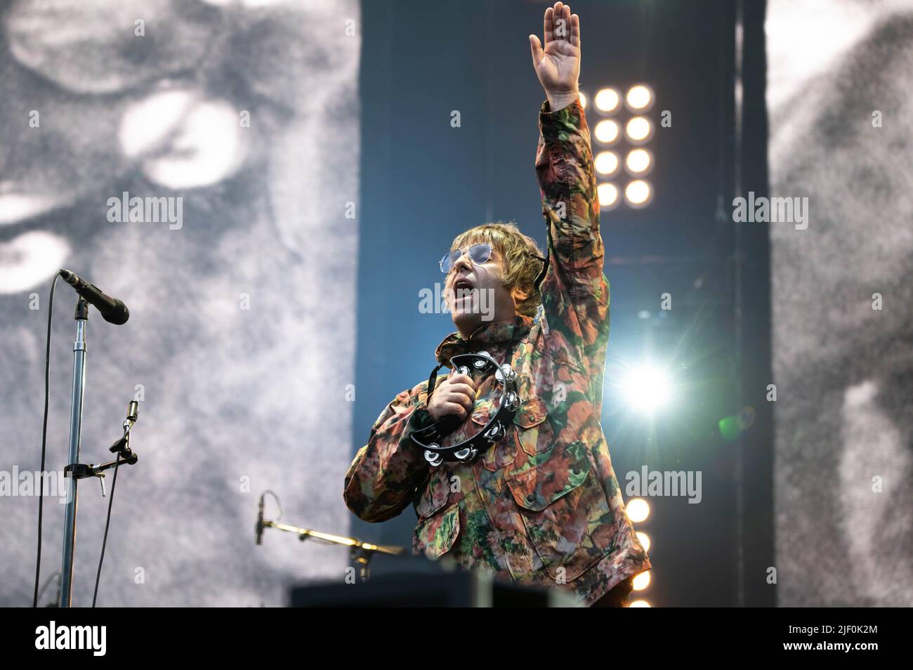 Liam Gallagher Hampden Park Glasgow 26th June 2022 Stock Photo Alamy