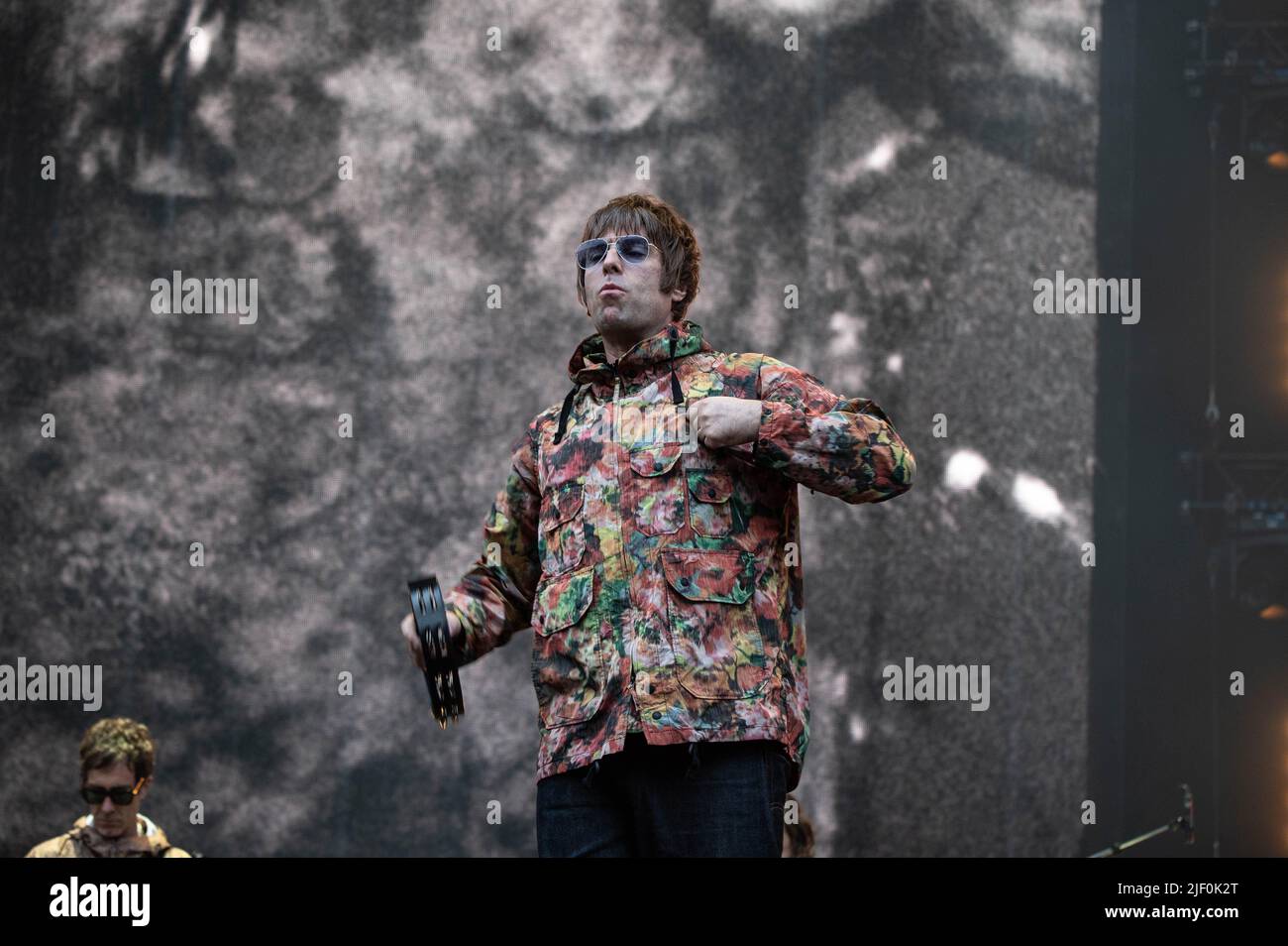 Liam Gallagher Hampden Park Glasgow 26th June 2022 Stock Photo Alamy