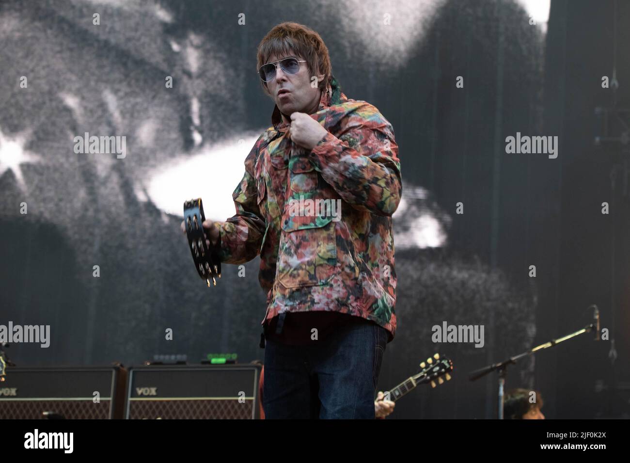 Liam Gallagher Hampden Park Glasgow 26th June 2022 Stock Photo Alamy