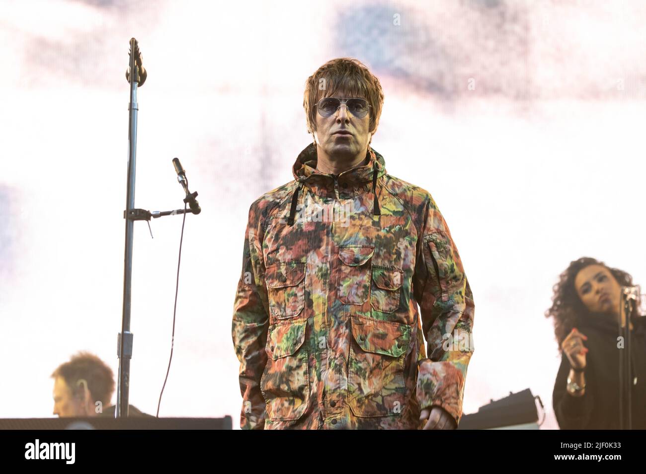 Liam Gallagher Hampden Park Glasgow 26th June 2022 Stock Photo Alamy