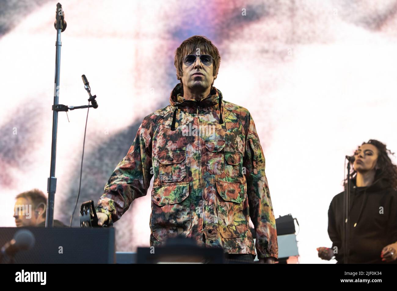 Liam Gallagher Hampden Park Glasgow 26th June 2022 Stock Photo Alamy