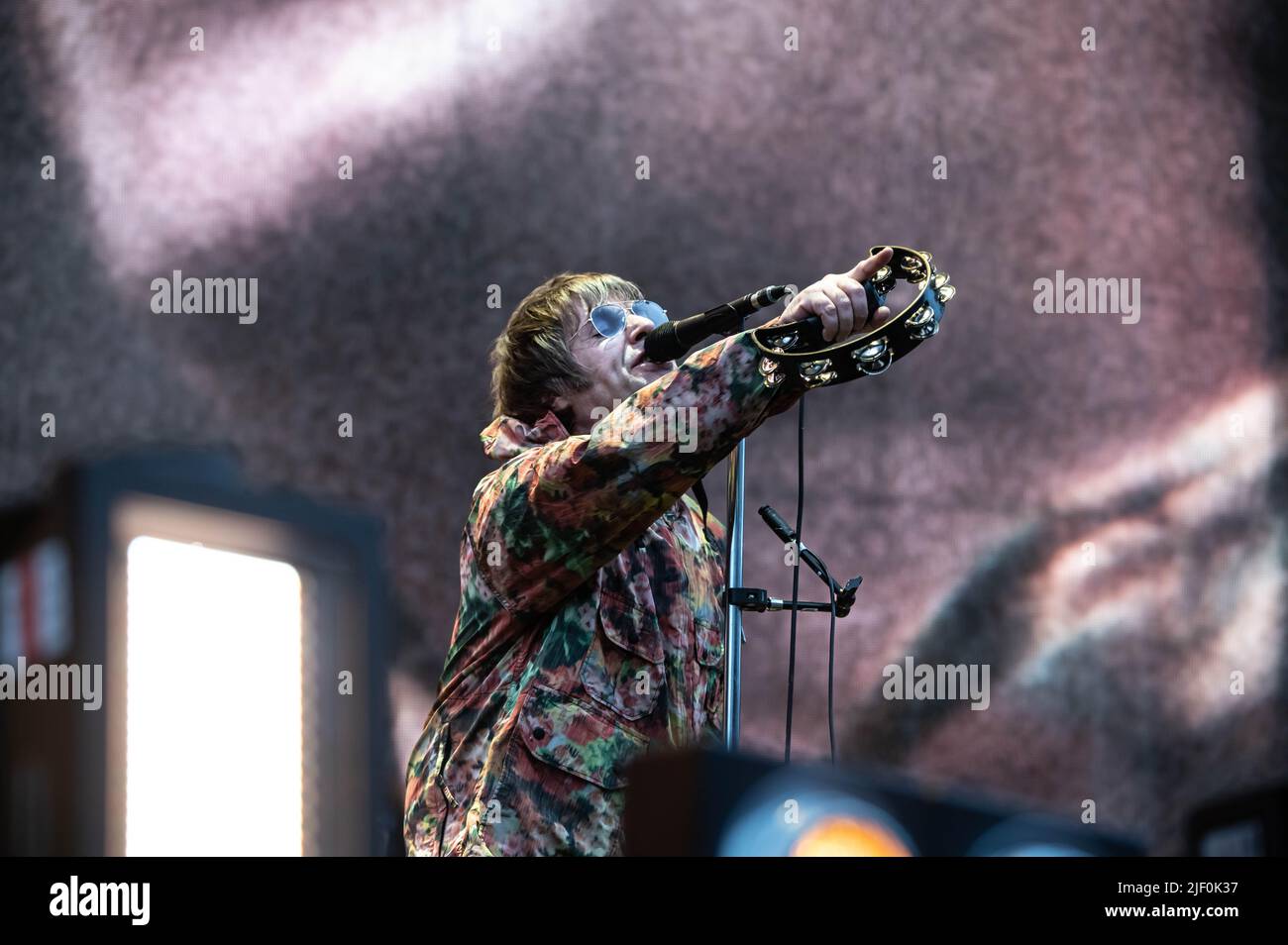 Liam Gallagher Hampden Park Glasgow 26th June 2022 Stock Photo Alamy