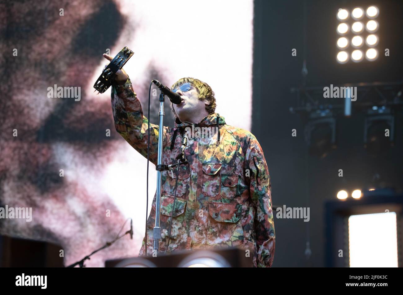 Liam Gallagher Hampden Park Glasgow 26th June 2022 Stock Photo Alamy
