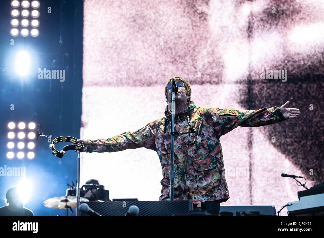 Liam Gallagher Hampden Park Glasgow 26th June 2022 Stock Photo Alamy
