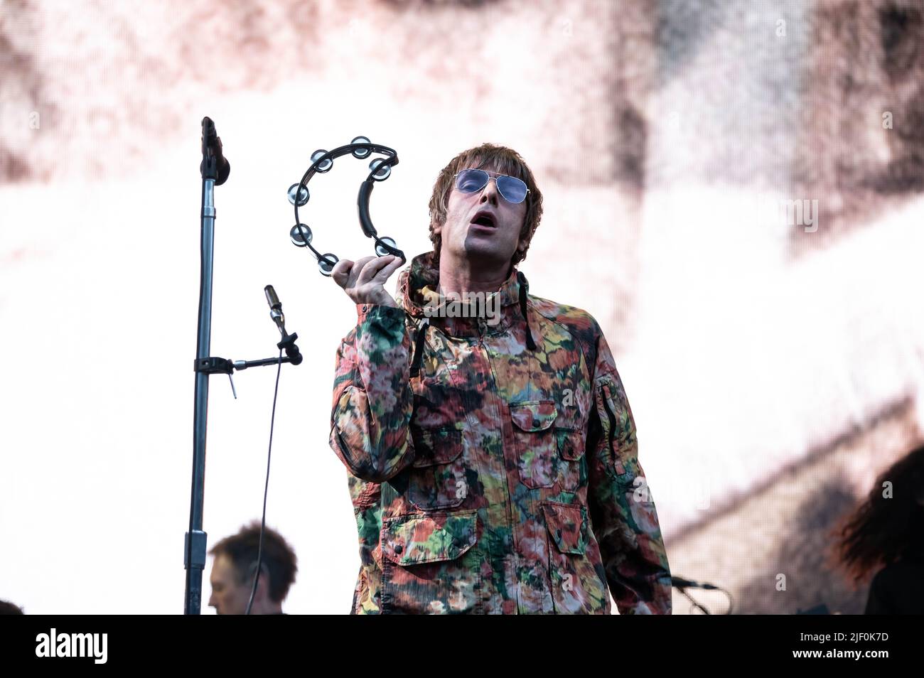 Liam Gallagher Hampden Park Glasgow 26th June 2022 Stock Photo Alamy