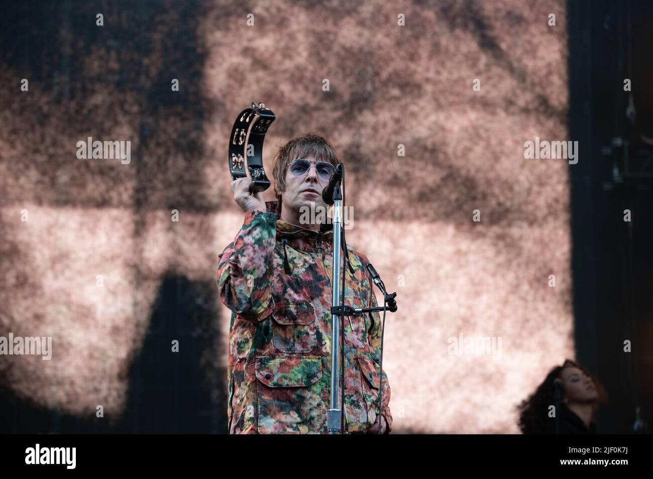 Liam Gallagher Hampden Park Glasgow 26th June 2022 Stock Photo Alamy