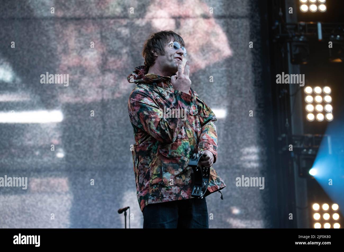 Liam Gallagher Hampden Park Glasgow 26th June 2022 Stock Photo Alamy