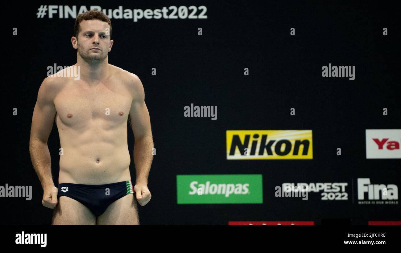 Lorenzo Marsaglia ITA 3m. springboard semifinal Diving FINA 19th World