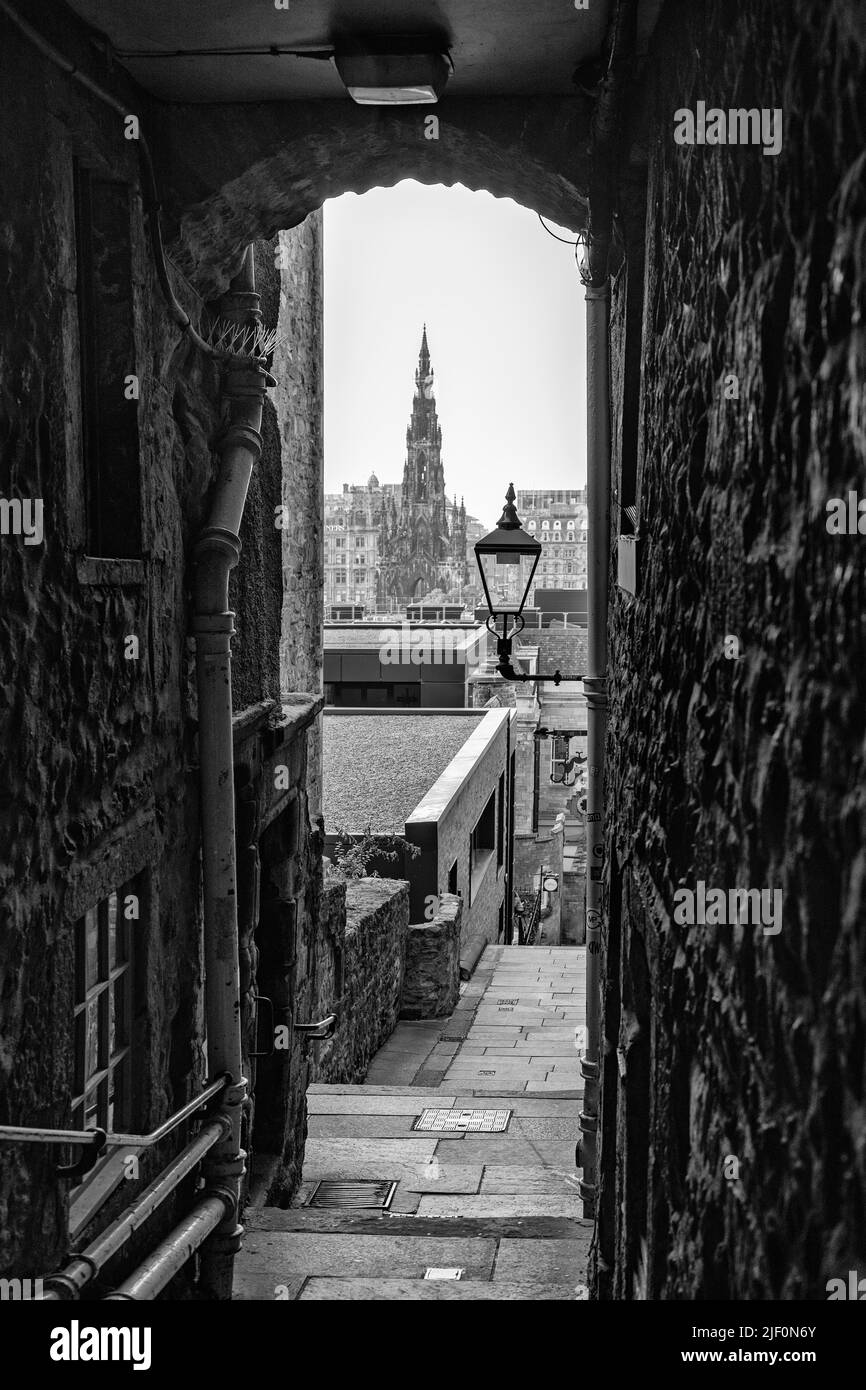 Edinburgh, the capital city of Scotland. Stock Photo