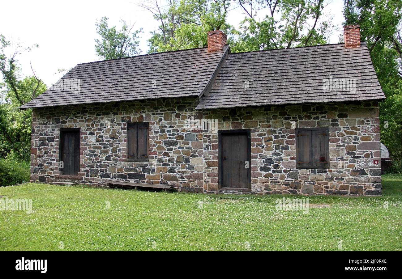 Christopher House, ca. 1720, at Historic Richmond Town, collection of