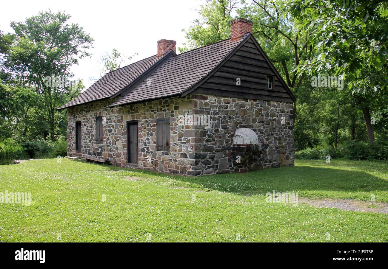 Christopher House, ca. 1720, at Historic Richmond Town, collection of