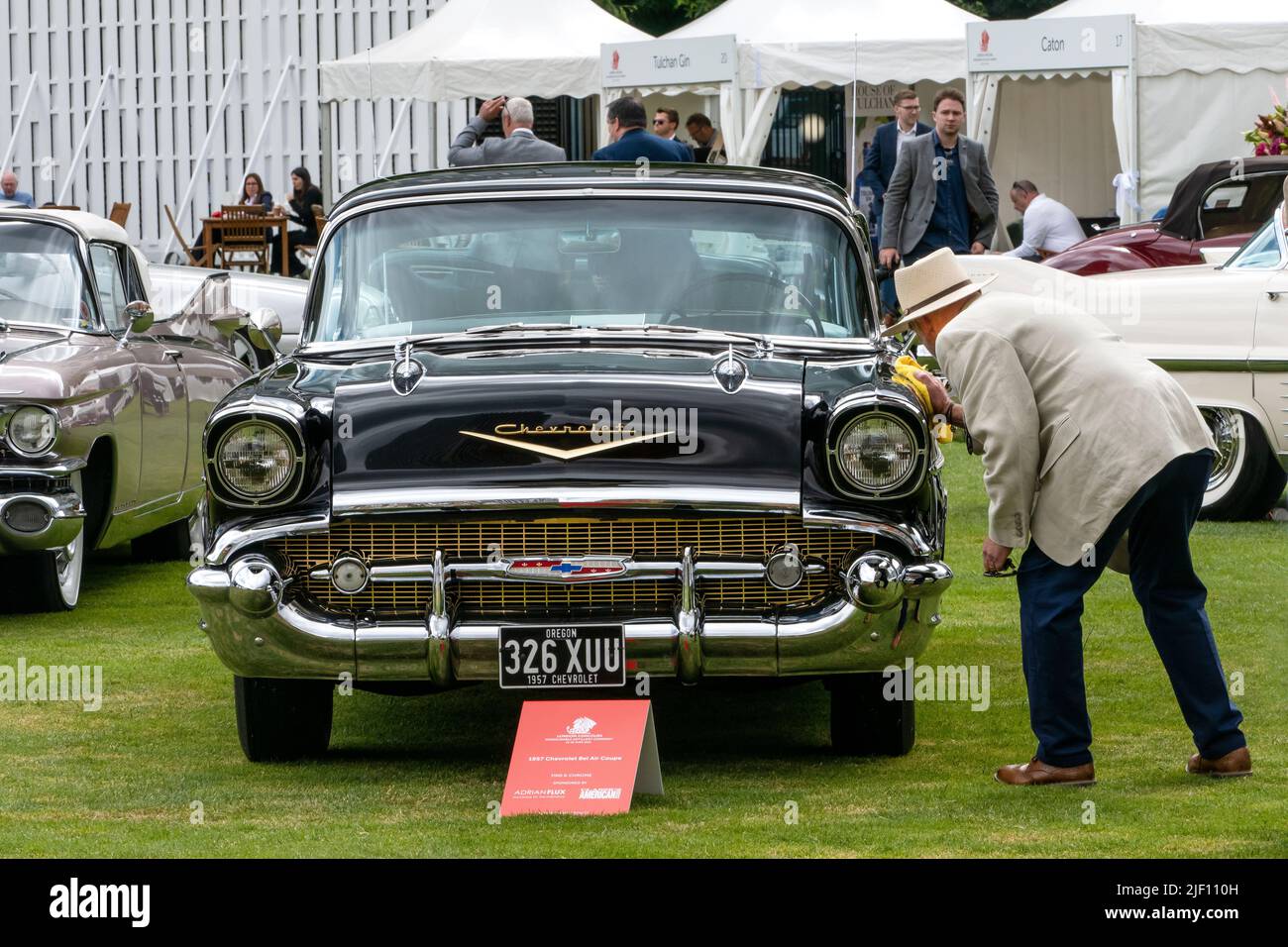 The London Concours at the Honourable Artillery Company in the City of London UK Stock Photo