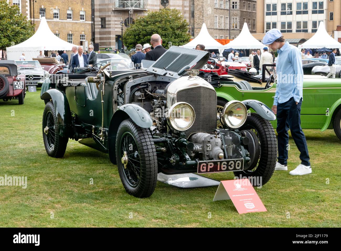 1931 Bentley Blower at the London Concours at the Honourable Artillery Company in the City of London UK Stock Photo
