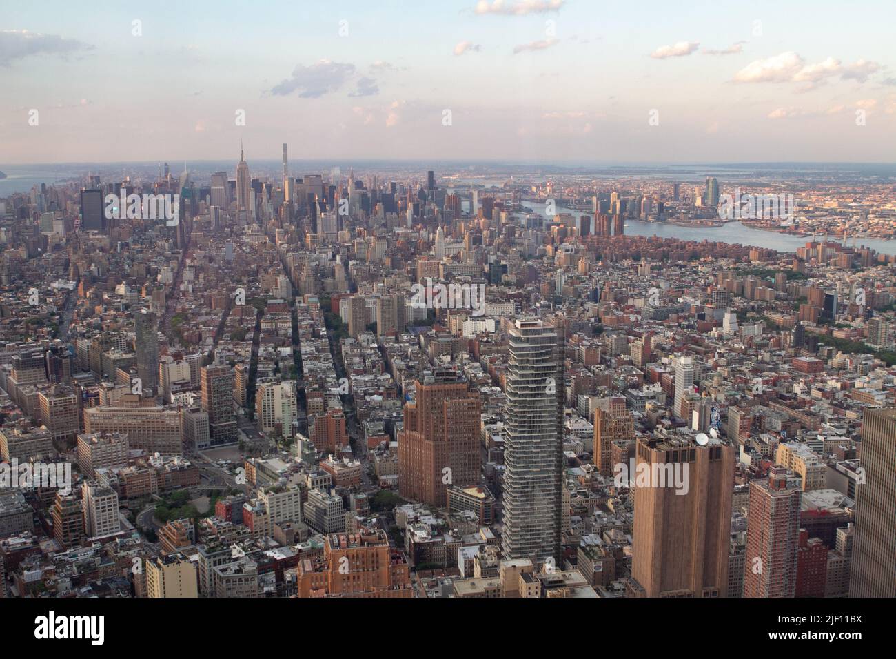 Aerial view of Manhattan in New York city Stock Photo - Alamy