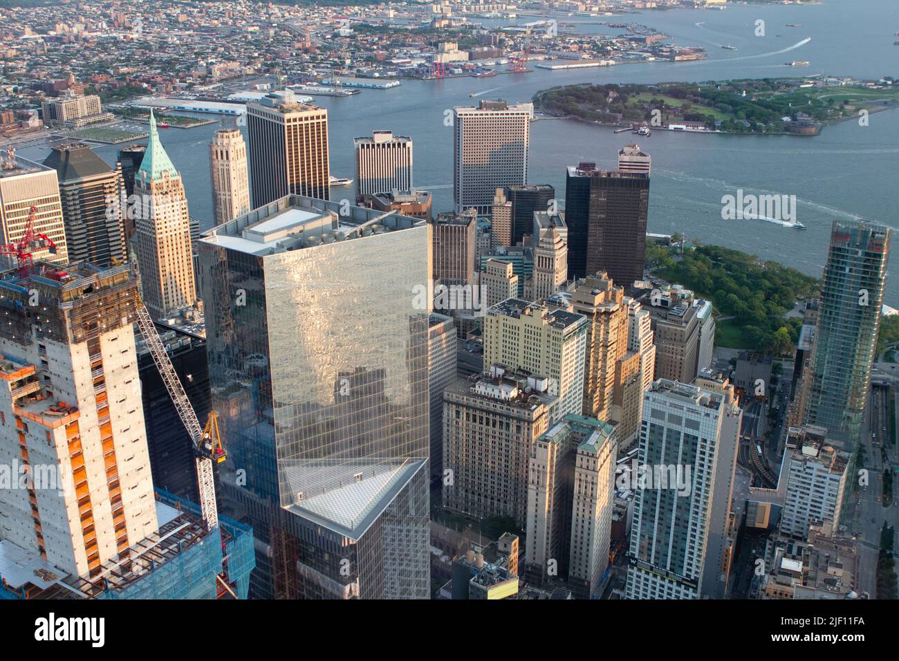 Aerial view of Manhattan in New York city Stock Photo - Alamy