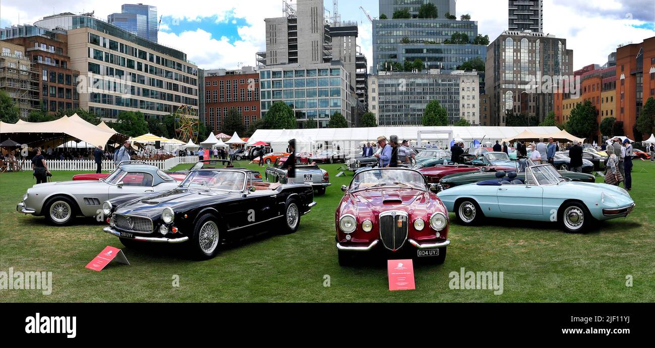 The London Concours at the Honourable Artillery Company in the City of London UK Stock Photo
