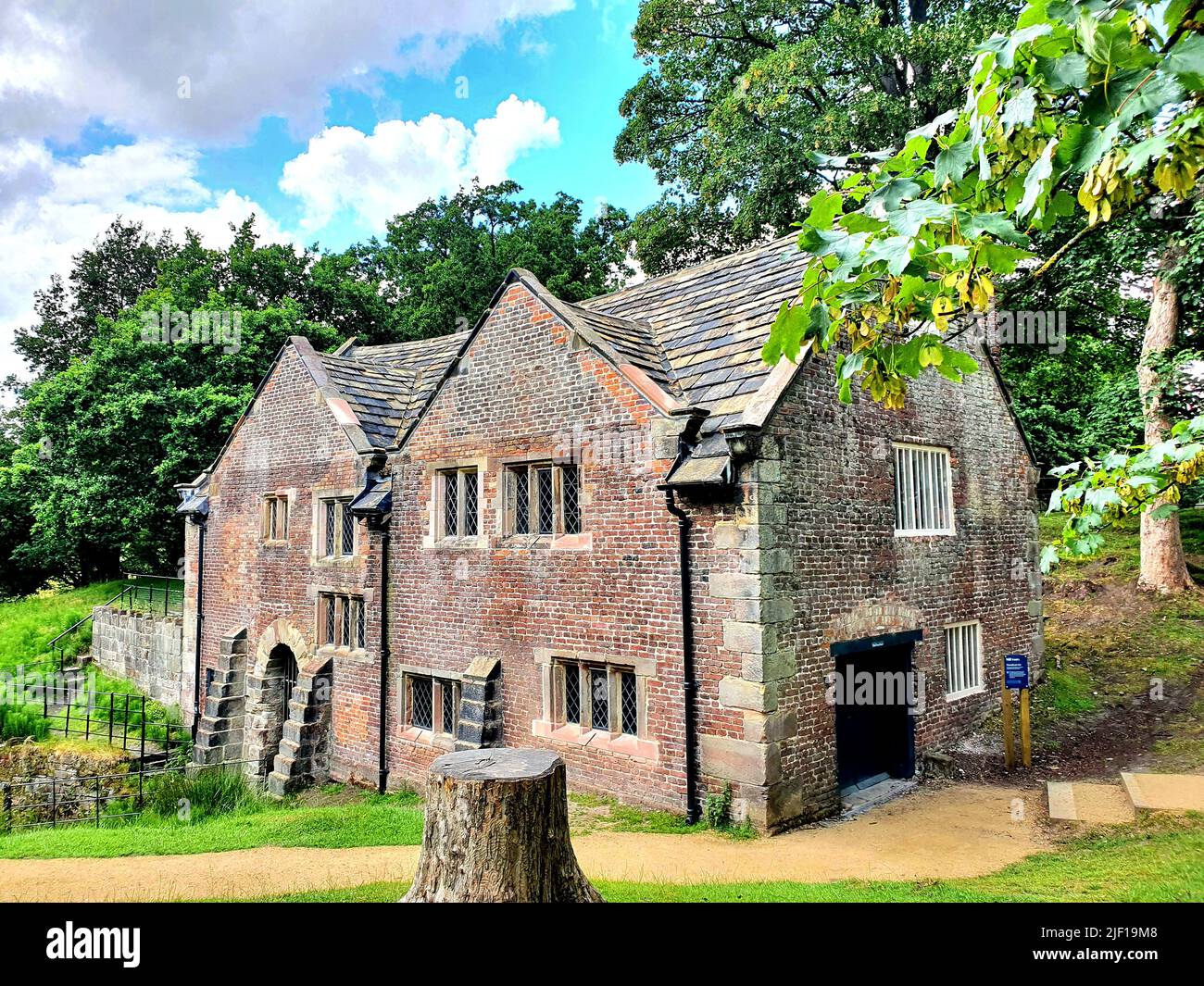 Photograph of old english buildings architecture water mill Dunham ...