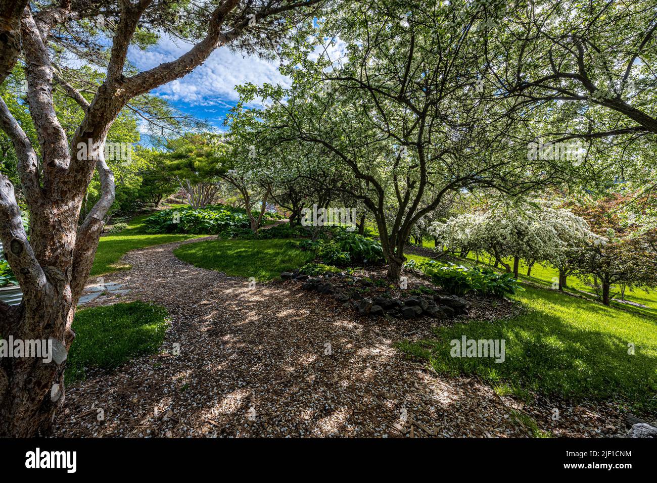 Arboretum and Botanical Garden in Moscow, Idaho Stock Photo Alamy