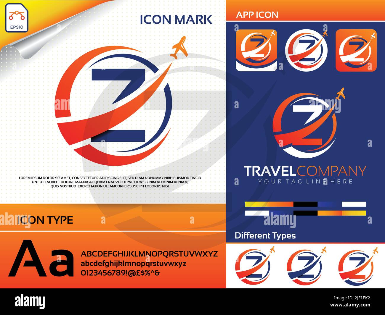 Letter z travel logo Premium Vector Stock Vector Image & Art Alamy