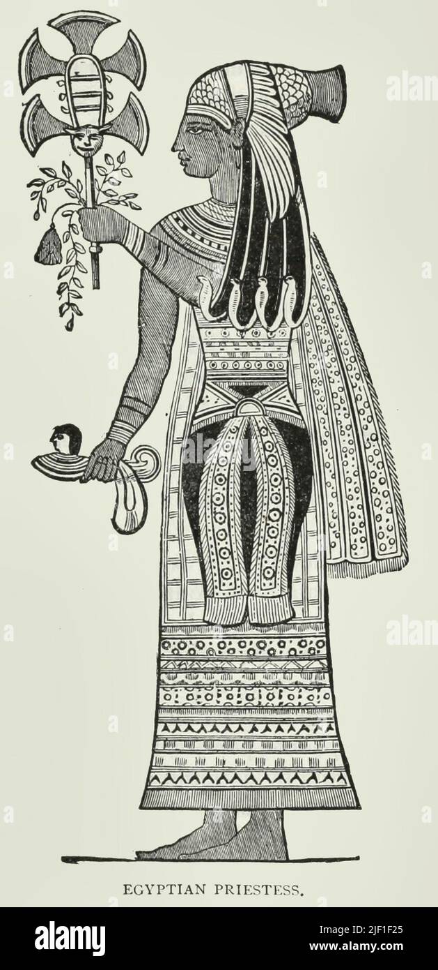 Egyptian Priestess Stock Photo