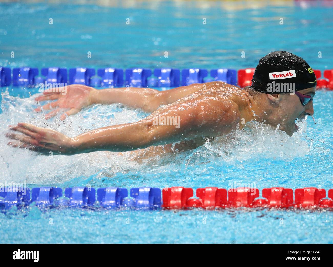 Alberto Rizzotti  of Italy Heats  200 M Butterfly  Men  during the 19th FINA World Championships Budapest 2022, Swimming event on June 19 2022 in Budapest, Hungary - Photo Laurent Lairys / DPPI Stock Photo