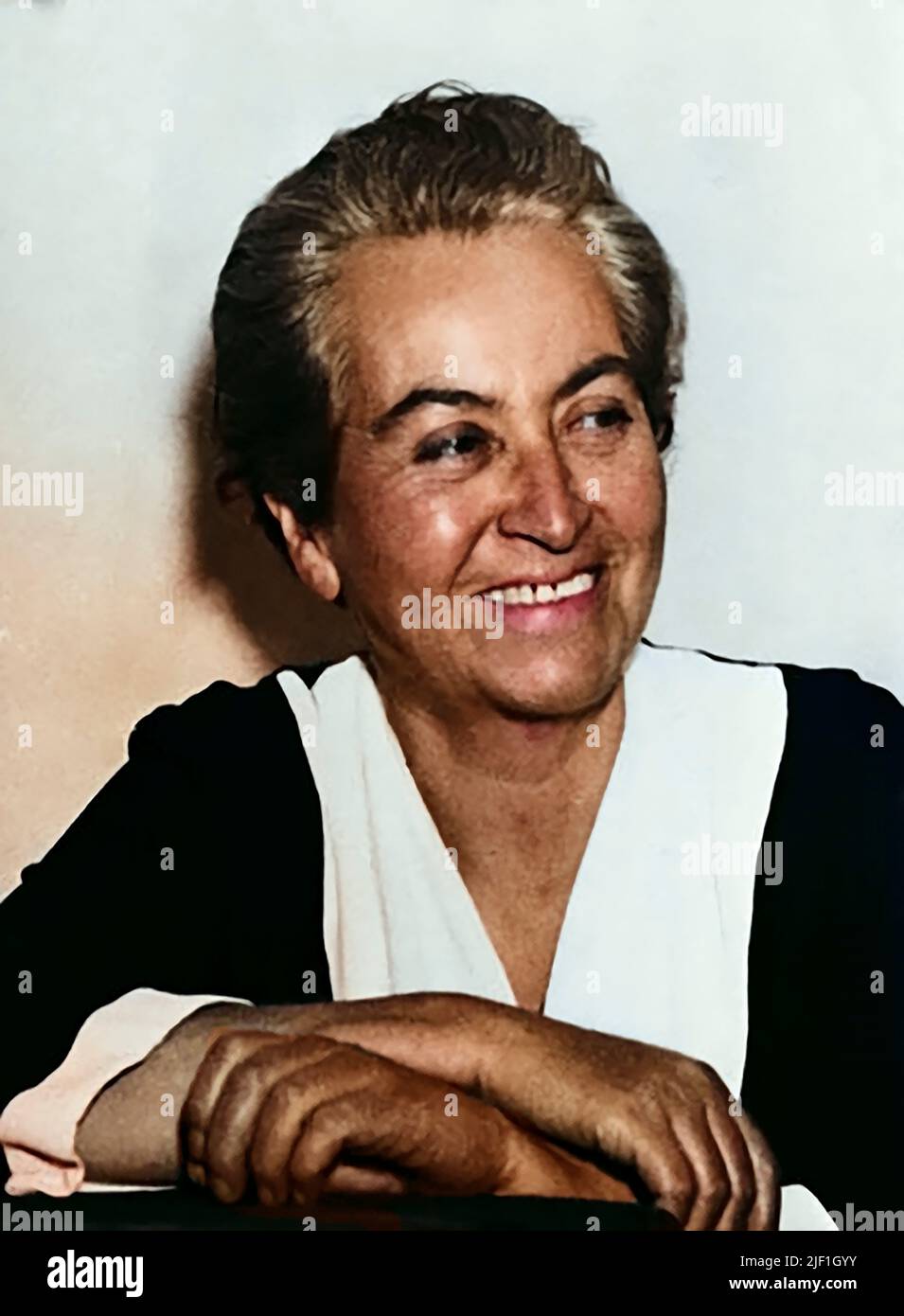 Gabriela Mistral Poeta Amada De Chile Stock Photo Alamy