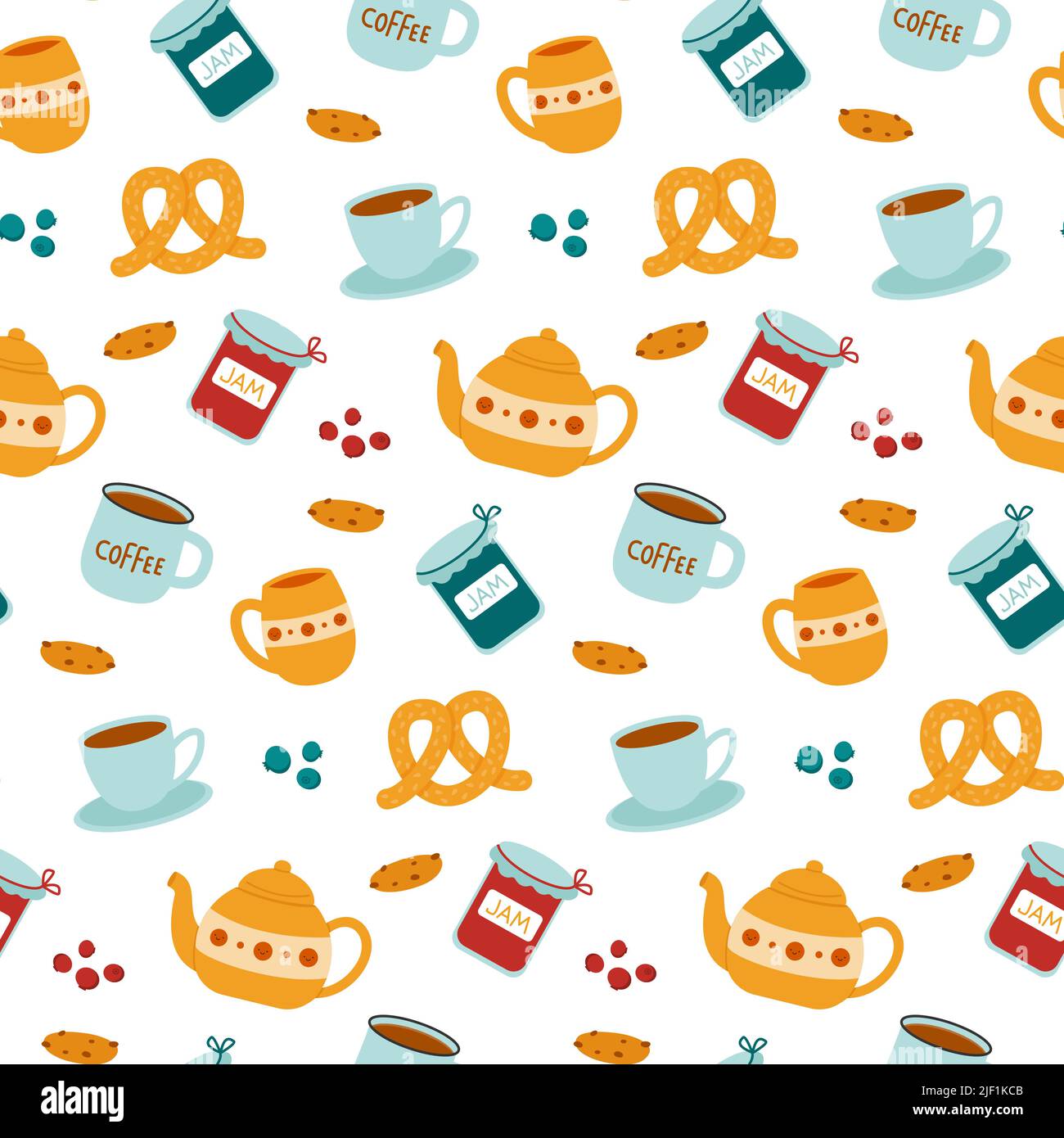 Tea sweet cookies in Stock Vector Images - Alamy