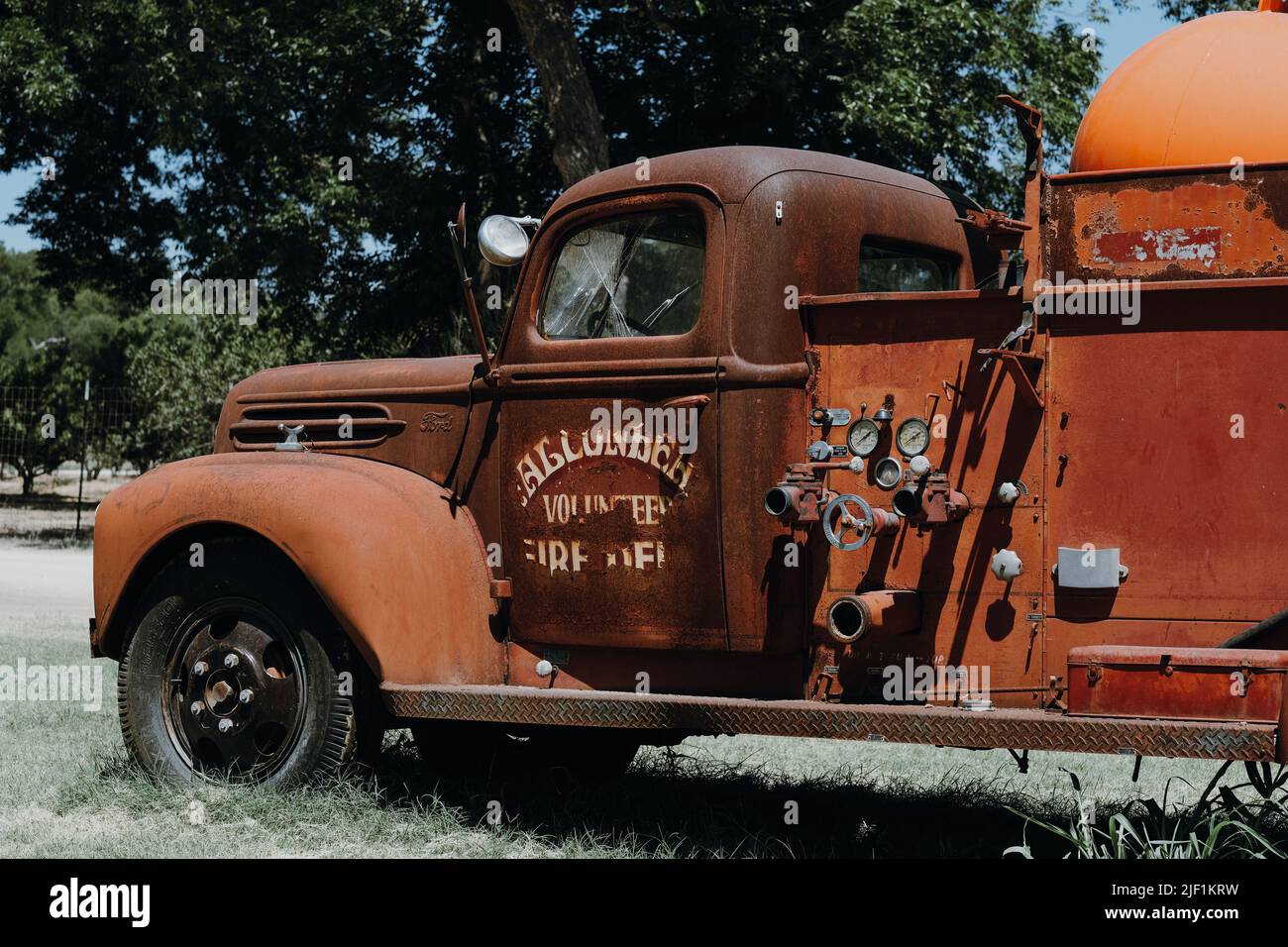 Vintage fire engine hi-res stock photography and images - Alamy
