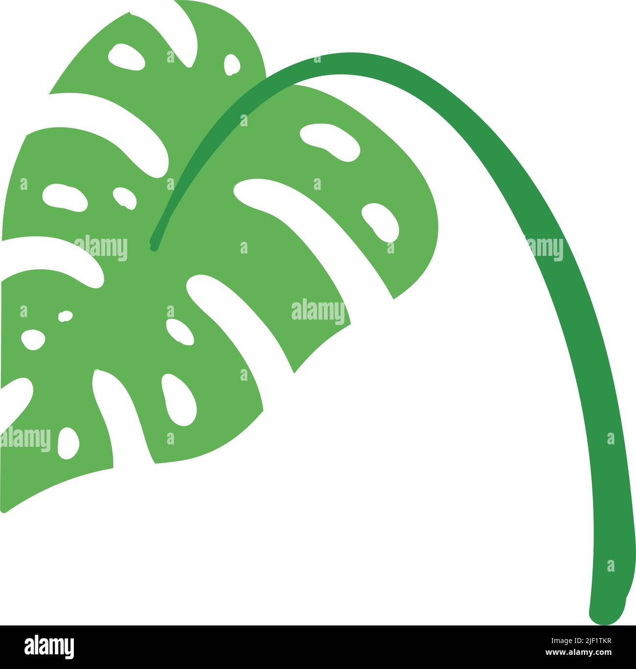 Isolated green nature leaf icon flat design Vector Stock Vector Image ...