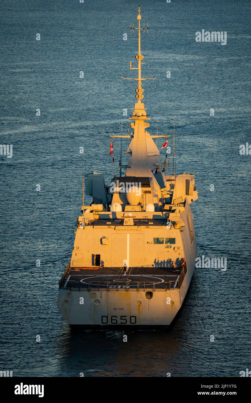 French Navy / Marine Nationale frigate Aquitaine (lead ship of her