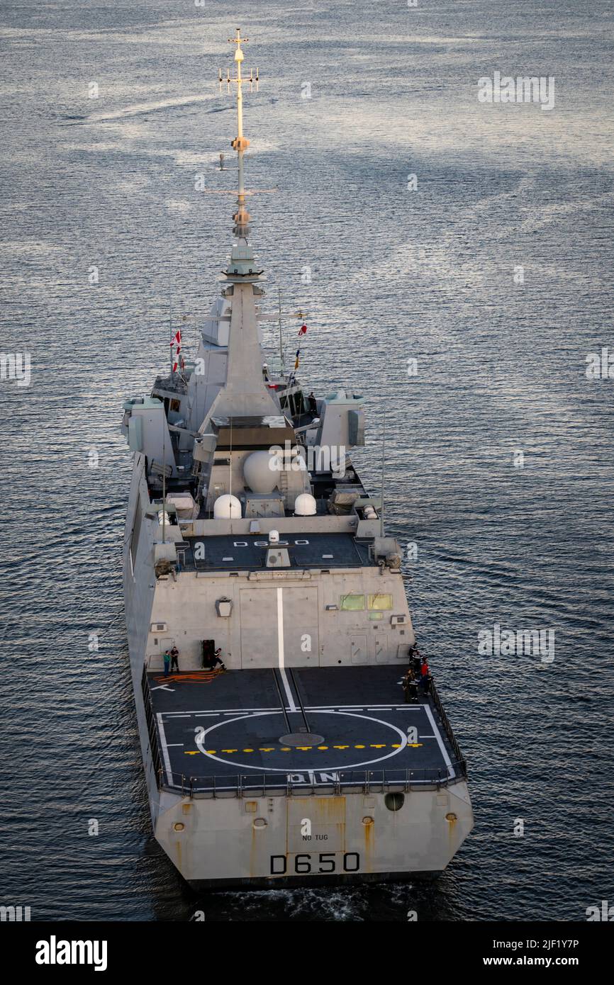 French Navy / Marine Nationale frigate Aquitaine (lead ship of her