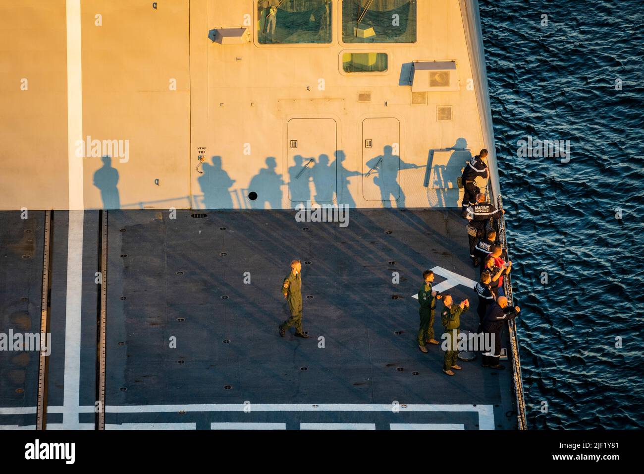 French Navy / Marine Nationale frigate Aquitaine (lead ship of her