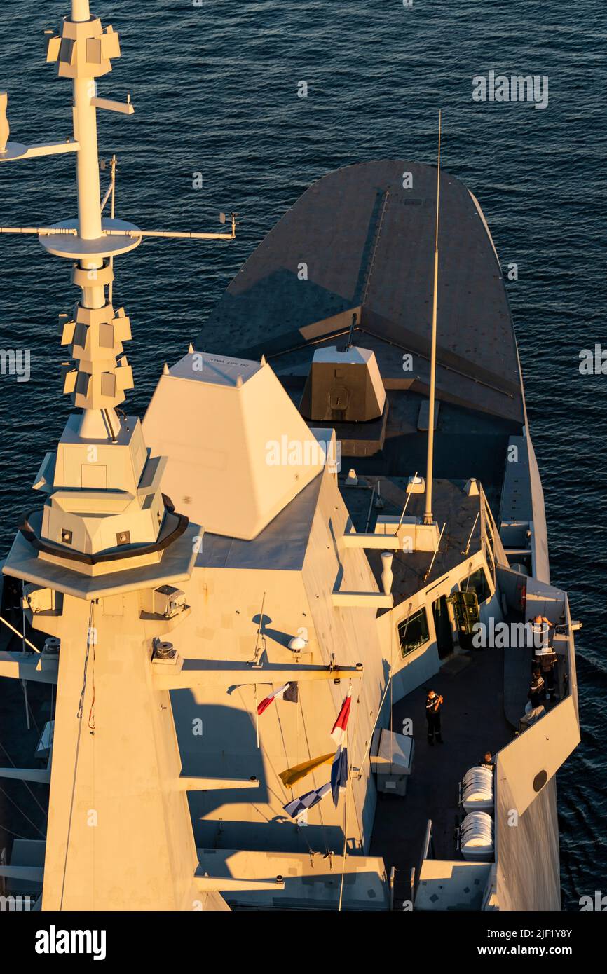 French Navy / Marine Nationale frigate Aquitaine (lead ship of her