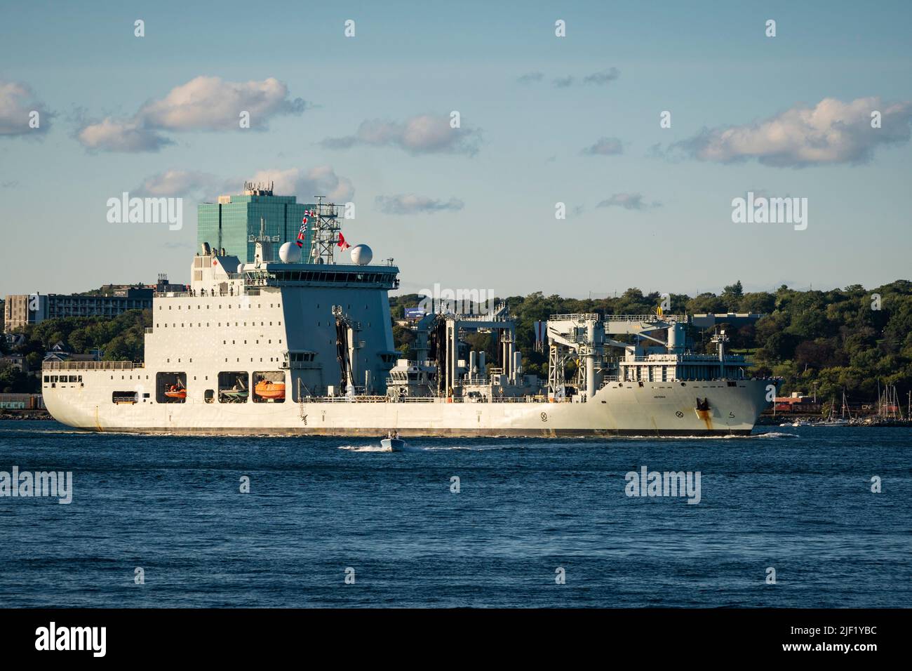Leased Royal Canadian Navy supply vessel MV Asterix, owned by Federal