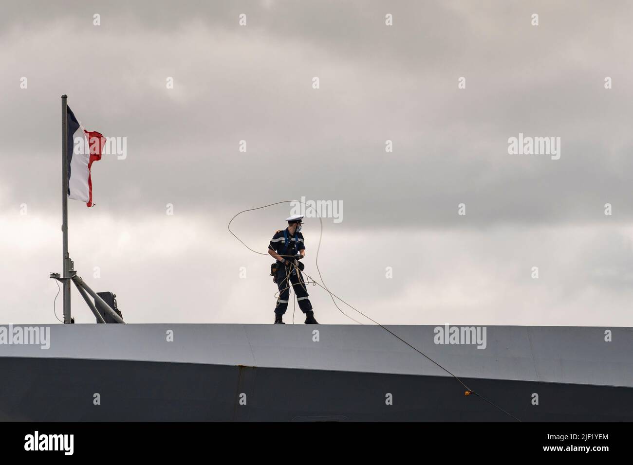 French Navy / Marine Nationale frigate Aquitaine (lead ship of her