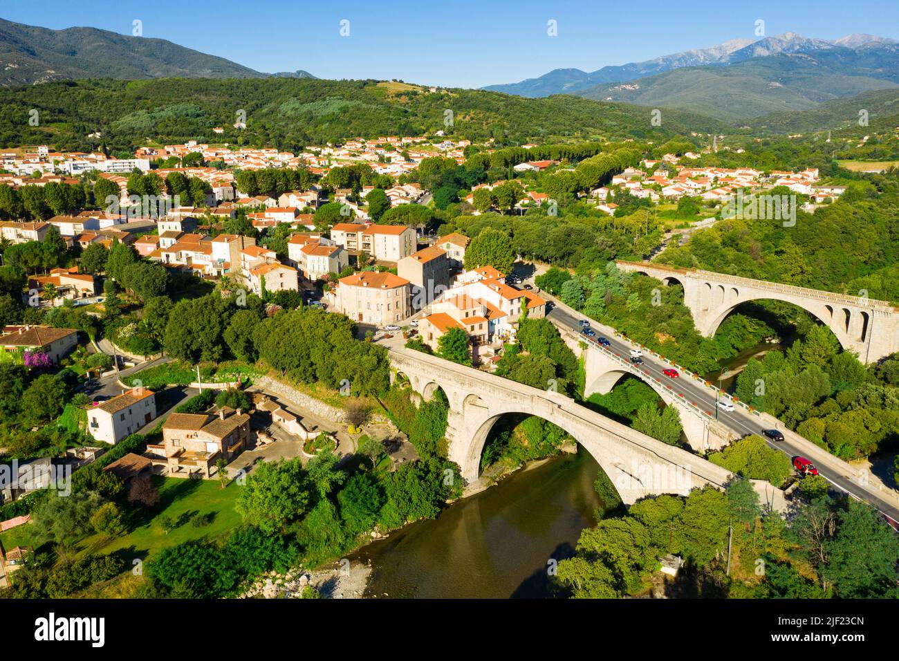 Landscape And Houses At Ceret Hi res Stock Photography And Images Alamy