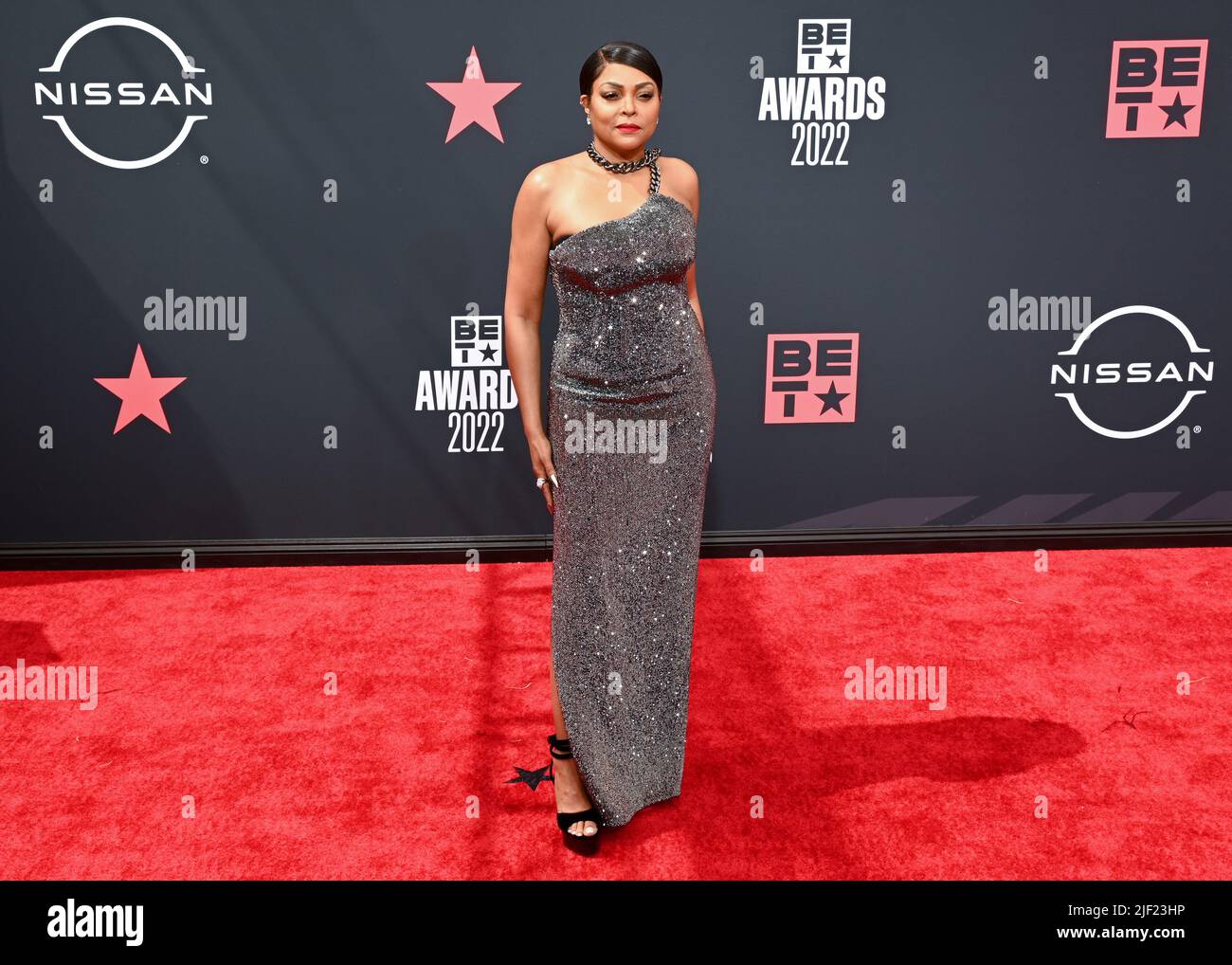25 June 2022 Los Angeles, California Taraji P. Henson. BET Awards