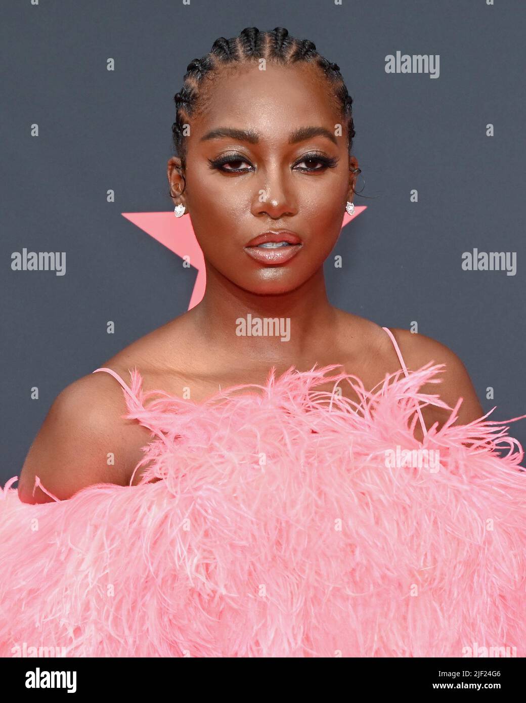 June 26, 2022, Los Angeles, California, USA: Mouna TraorÃ© attends the