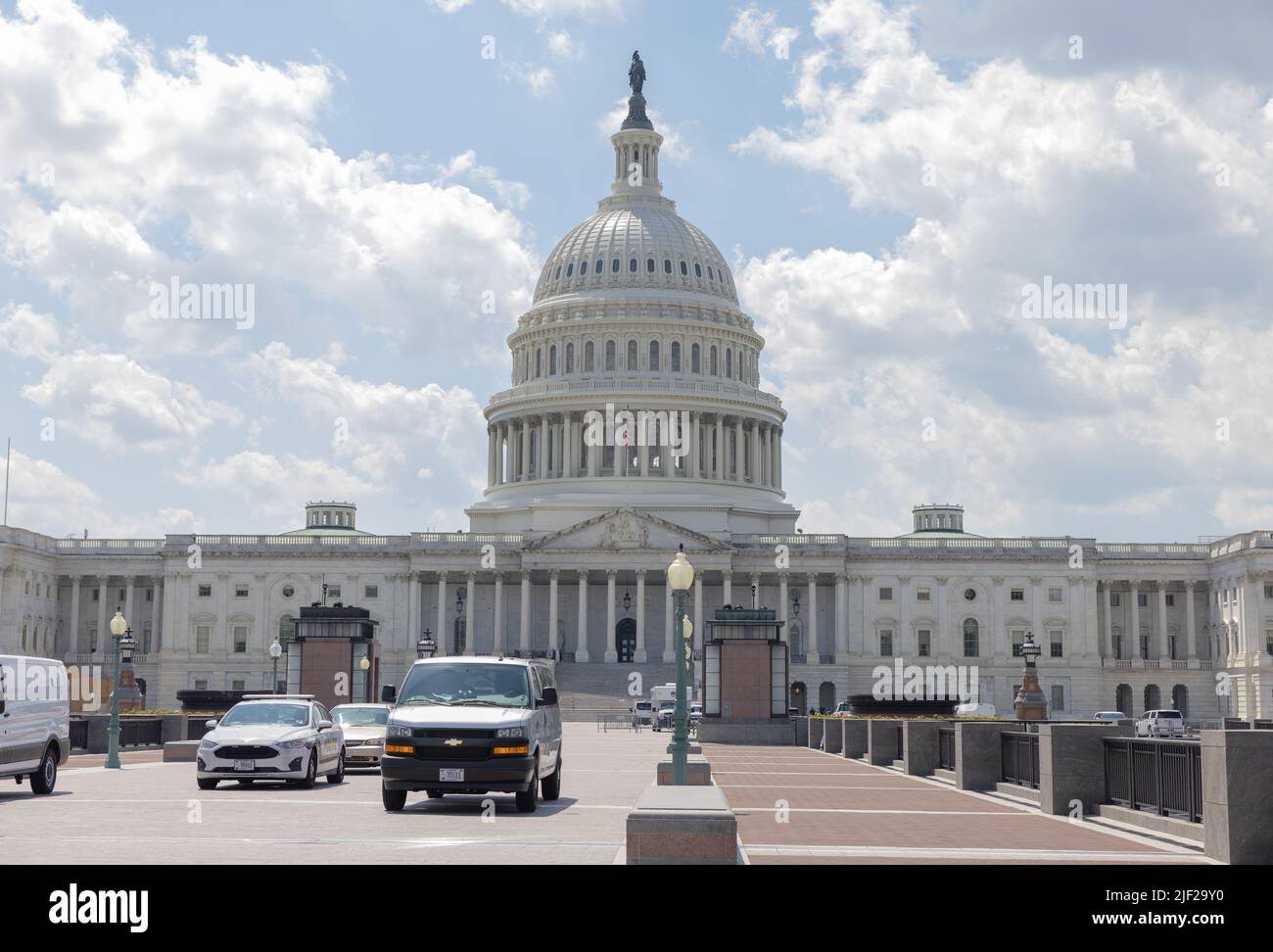 WASHINGTON, D.C. – June 25, 2022: The United States Capitol is seen on a Saturday afternoon in June. Stock Photo