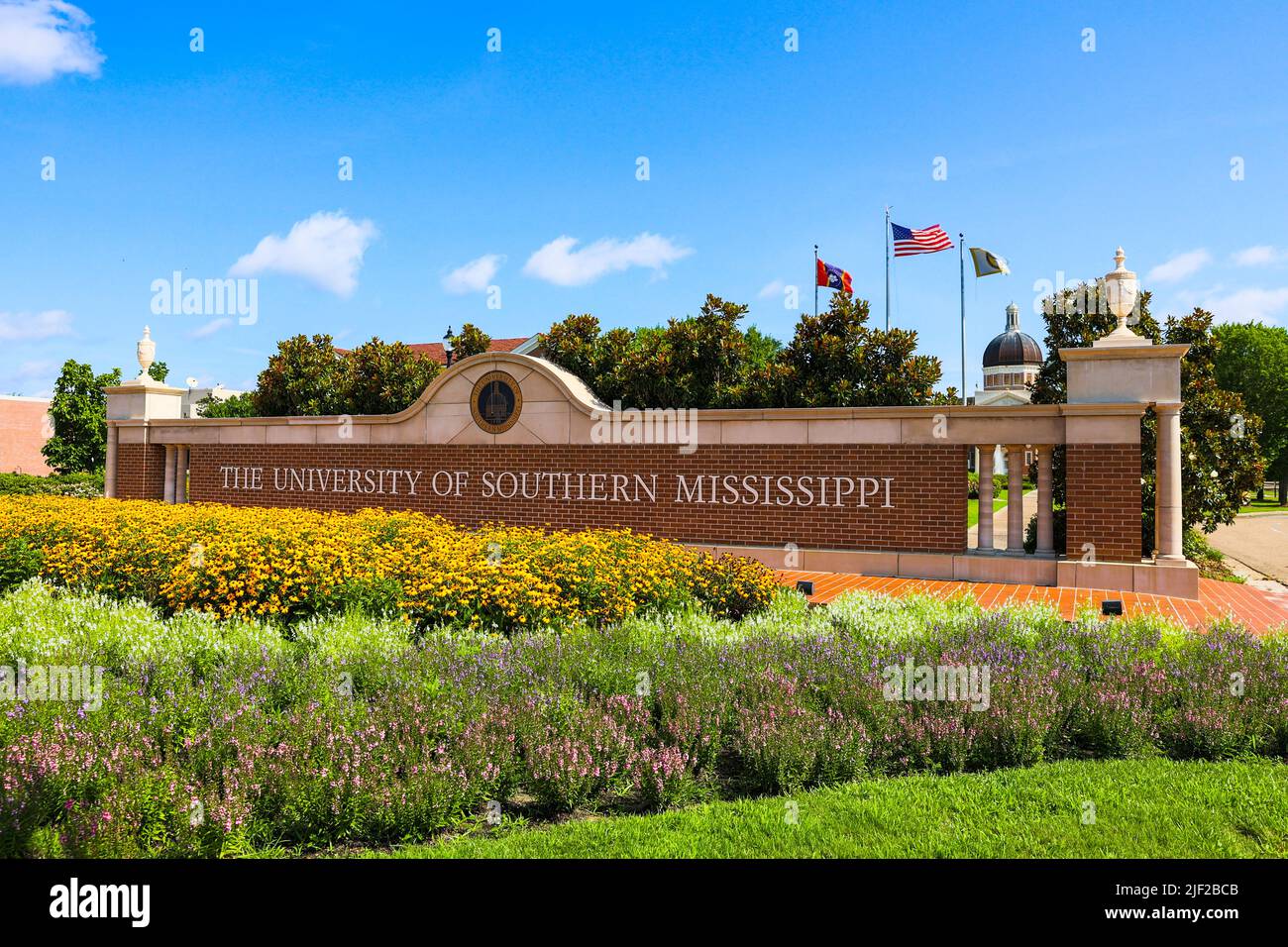 University of southern mississippi campus hires stock photography and